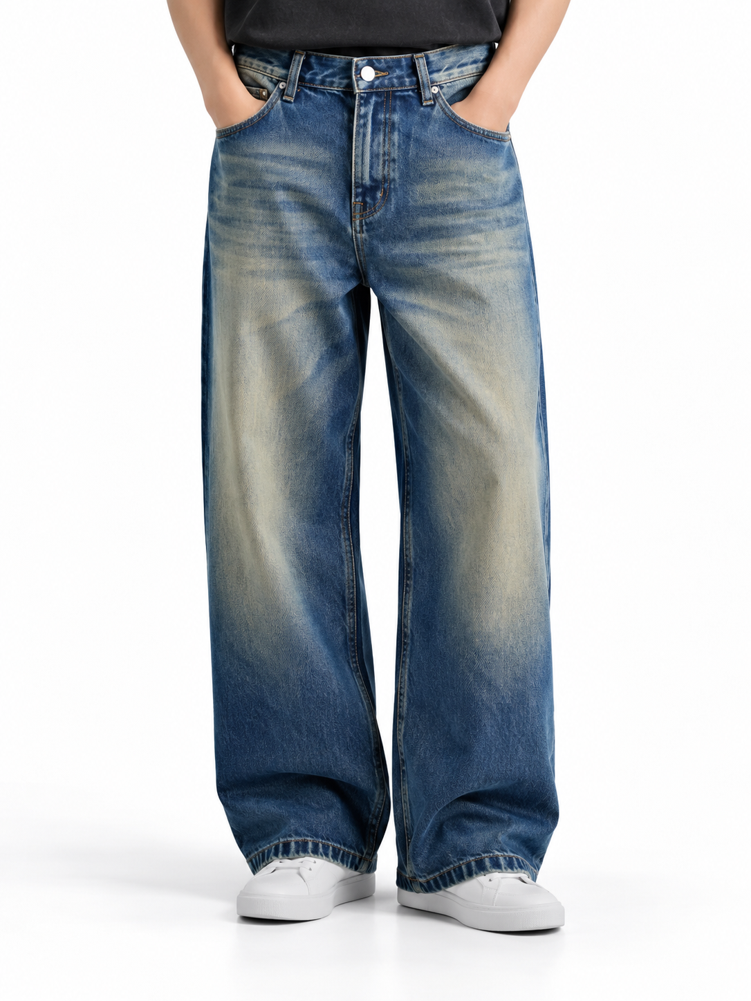 Dirty Vintage Indigo Regular Fit Jeans